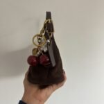 Y2K Coach brown suede mini bag - Image 5