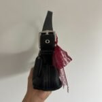 Y2K Coach black leather East West bag - Image 4