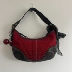 Y2K Coach red monogram jacquard bag - Image 2