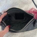 Y2K Coach black leather East West bag - Image 6