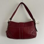 Y2K Coach red leather mini Soho bag - Image 3