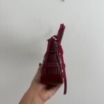 Y2K Coach maroon demi Hamptons buckle bag - Image 4