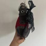 Y2K Coach red monogram jacquard bag - Image 3