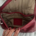 Y2K Coach red leather mini Soho bag - Image 8