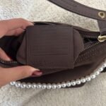 Y2K Coach brown suede mini bag - Image 6