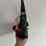 Y2K Coach black leather East West bag - Image 3