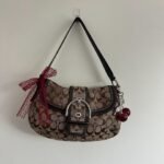 Y2K Coach brown monogram big Soho bag