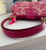 Y2K vintage original coach shoulder hot pink bag with detachable butterfly 🦋💞 - Image 12