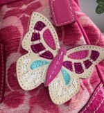 Y2K vintage original coach shoulder hot pink bag with detachable butterfly 🦋💞 - Image 11