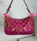 Y2K Hot Pink Mini Demi Coach Shoulder Bag (2003) 💞