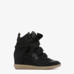 Bekett leather wedge sneakers