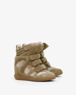 Bekett leather wedge sneakers - Image 3