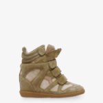 Bekett leather wedge sneakers
