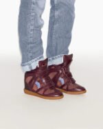 Bekett leather wedge sneakers - Image 5