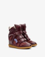 Bekett leather wedge sneakers - Image 3