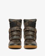 Bekett vintage leather wedge sneakers - Image 4