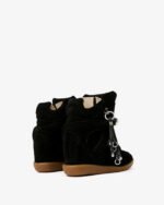 Bekett studded leather wedge sneakers - Image 2