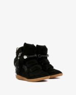 Bekett studded leather wedge sneakers - Image 3