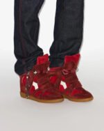 Bekett leather wedge sneakers - Image 2