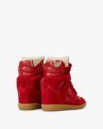 Bekett suede calfskin leather wedge sneakers - Image 2