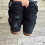 Isabel Marant Bekket Wedge Sneakers – Black Leather – Pre-Owned - Image 4