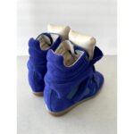 Isabel Marant Tricolor Suede and Leather Bekett Wedge Sneakers - Image 3