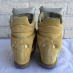 Isabel Marant Bekett 'Americana Bayley' Wedge Sneakers – Yellow Suede – Hidden Heel – Rare Color - Image 5