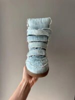 Isabel Marantz Sneakers Shoes Black Suede & Gold - Image 5